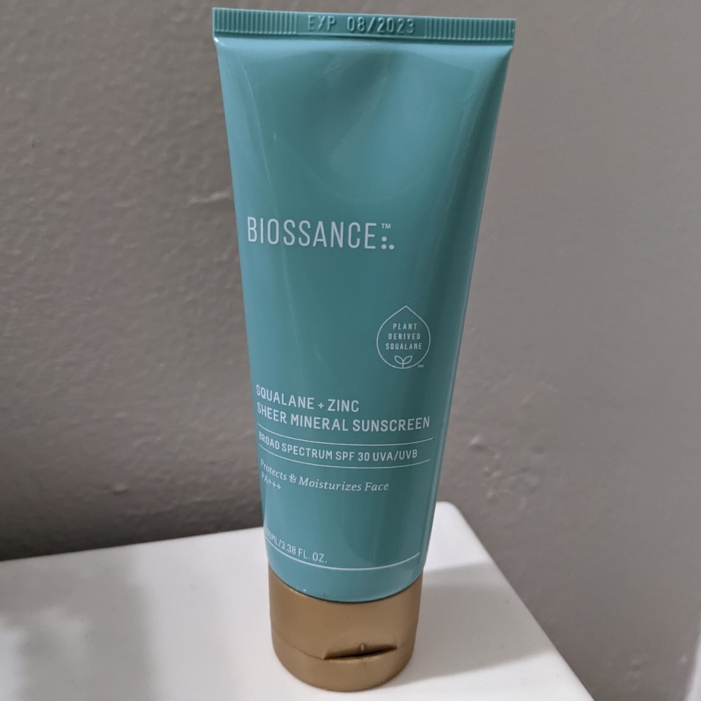 Biossance Squalane Zinc Sheer Mineral Sunscreen Jumbo 100ml